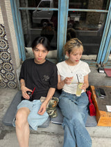 Clover logo studs ss tee