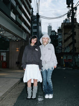 90 Logo Stripe 拉鍊連帽衫