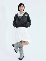 90 Logo Stripe 拉鍊連帽衫