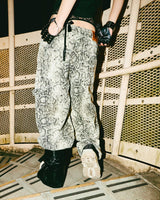 Double Knee Ballon Denim Pants