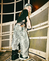 Double Knee Ballon Denim Pants