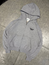 universal logo assortment random zip hoodie