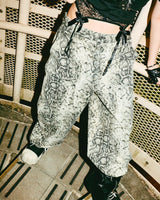 Double Knee Ballon Denim Pants