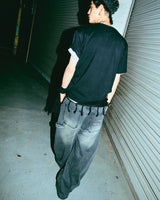 Double Knee Ballon Denim Pants