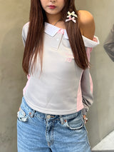 Off Shoulder Soccer Shirts