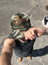 Clover logo mesh cap