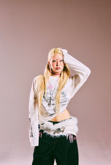 Bone Hand Denim pants