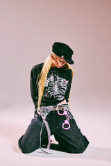 Bone Hand Denim pants