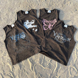 Assortment graphic sleeveless