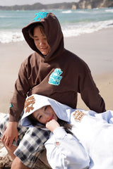 three line logo hoodie