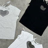 see through heart tee