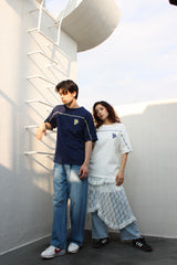 back print Baseball Tee