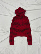 All Lettered Zip Hoodie