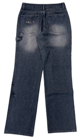 (Woman)Washed Double Knee Denim