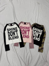 Glitter Gothic Raglan L/S Tee