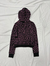 All Lettered Zip Hoodie