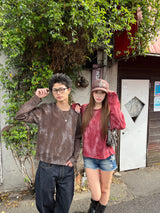 OE logo fade fit L/S tee