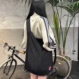 BIG NYLON SHOULDER BAG