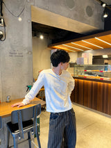 OE logo fade fit L/S tee