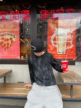 OE logo fade fit L/S tee