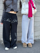 Ninety Girl Logo 針織褲