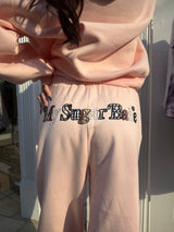 Assort check logo pants