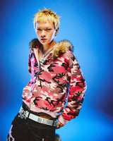 Thermal Assort Fur Zip Hoodie