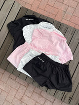 puff sleeve shirt set