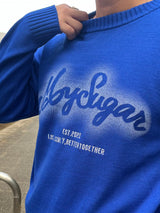 스프레이 로고 니트 (배송 예정 : 2024 Early)