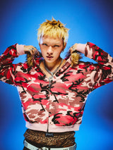 Thermal Assort Fur Zip Hoodie