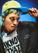 Bullet Logo Denim Zip Hoodie