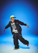 Bullet Logo Denim Buggy Pants