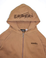 Genzai Vanish徽標拉鍊連帽衫