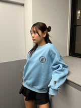Side Zip Circle Logo Sweat
