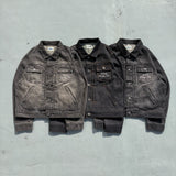 Bullet Logo Denim Short Jacket