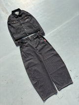 Bullet Logo Denim Short Jacket