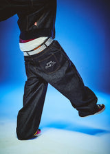 Bullet Logo Denim Buggy Pants