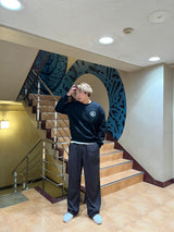 Side Zip Circle Logo Sweat