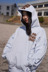 three line logo hoodie