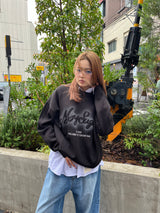 스프레이 로고 니트 (배송 예정 : 2024 Early)