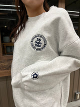 Side Zip Circle Logo Sweat