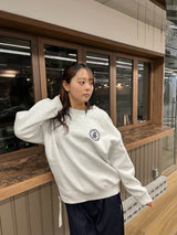 Side Zip Circle Logo Sweat