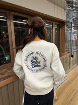 Side Zip Circle Logo Sweat