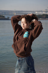 three line logo hoodie