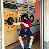 Ameba 로고 도킹 l/s 티