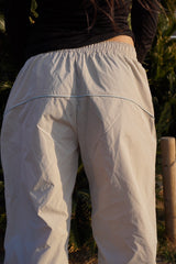Nylon piping pants