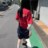 Ameba 로고 도킹 l/s 티