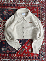 Yung logo knit cardigan