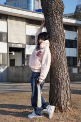 three line logo hoodie