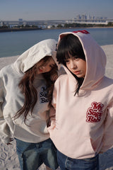 three line logo hoodie